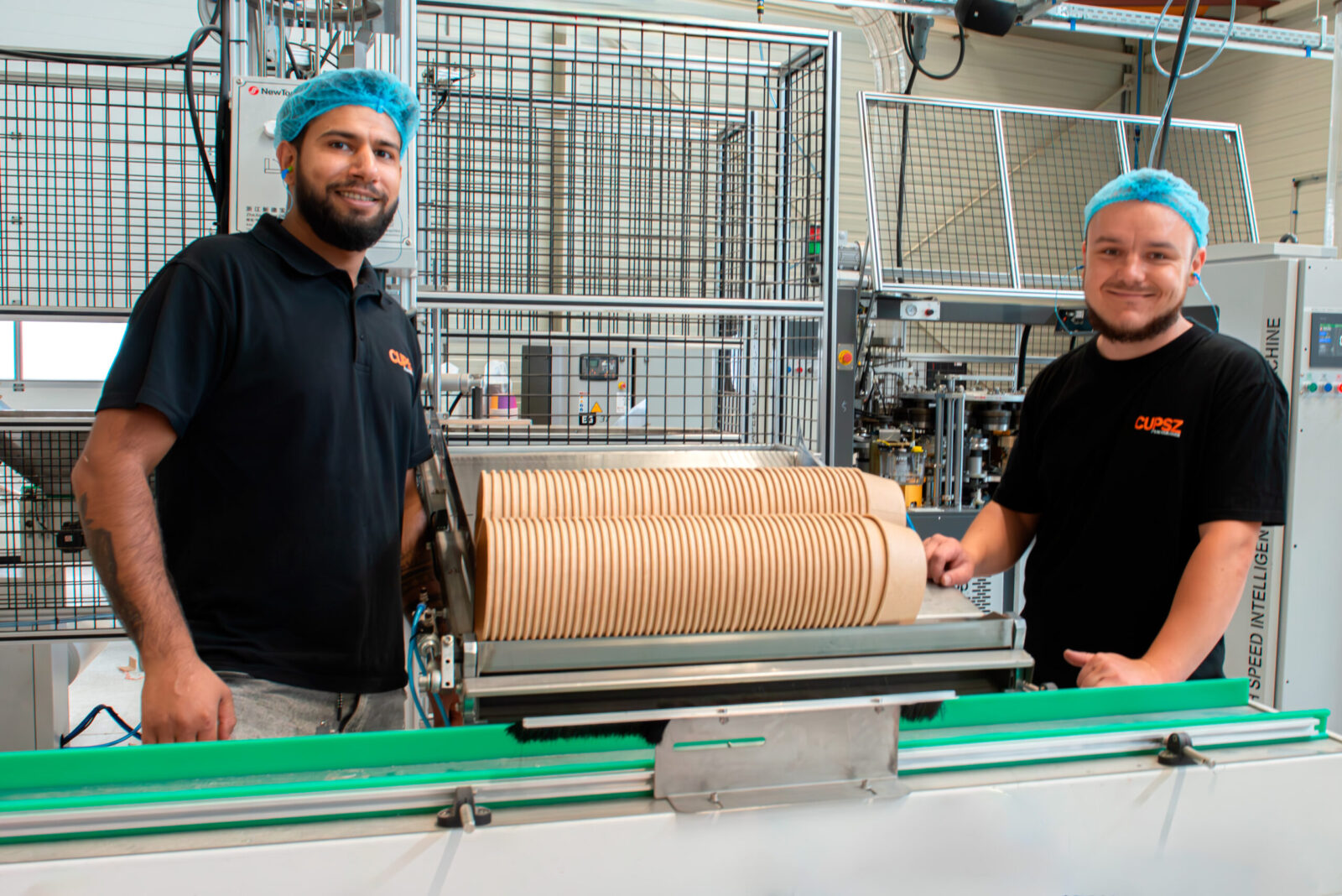 De productielijn bij Cupsz